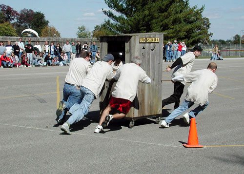 Huntingburg IN Outhouse Race