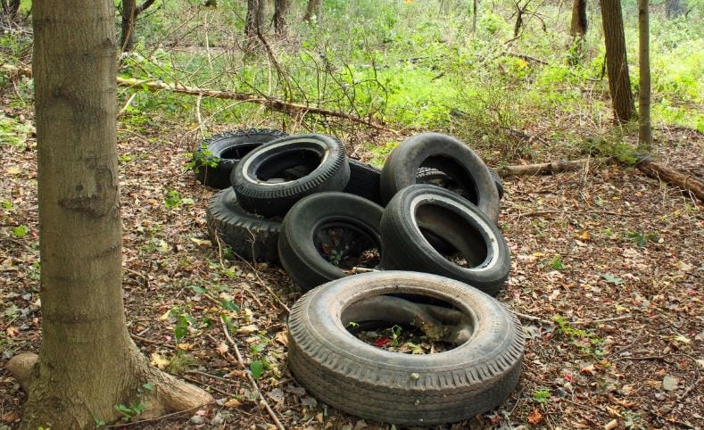 Where to drop off old tires, waste tires in Jasper, Indiana
