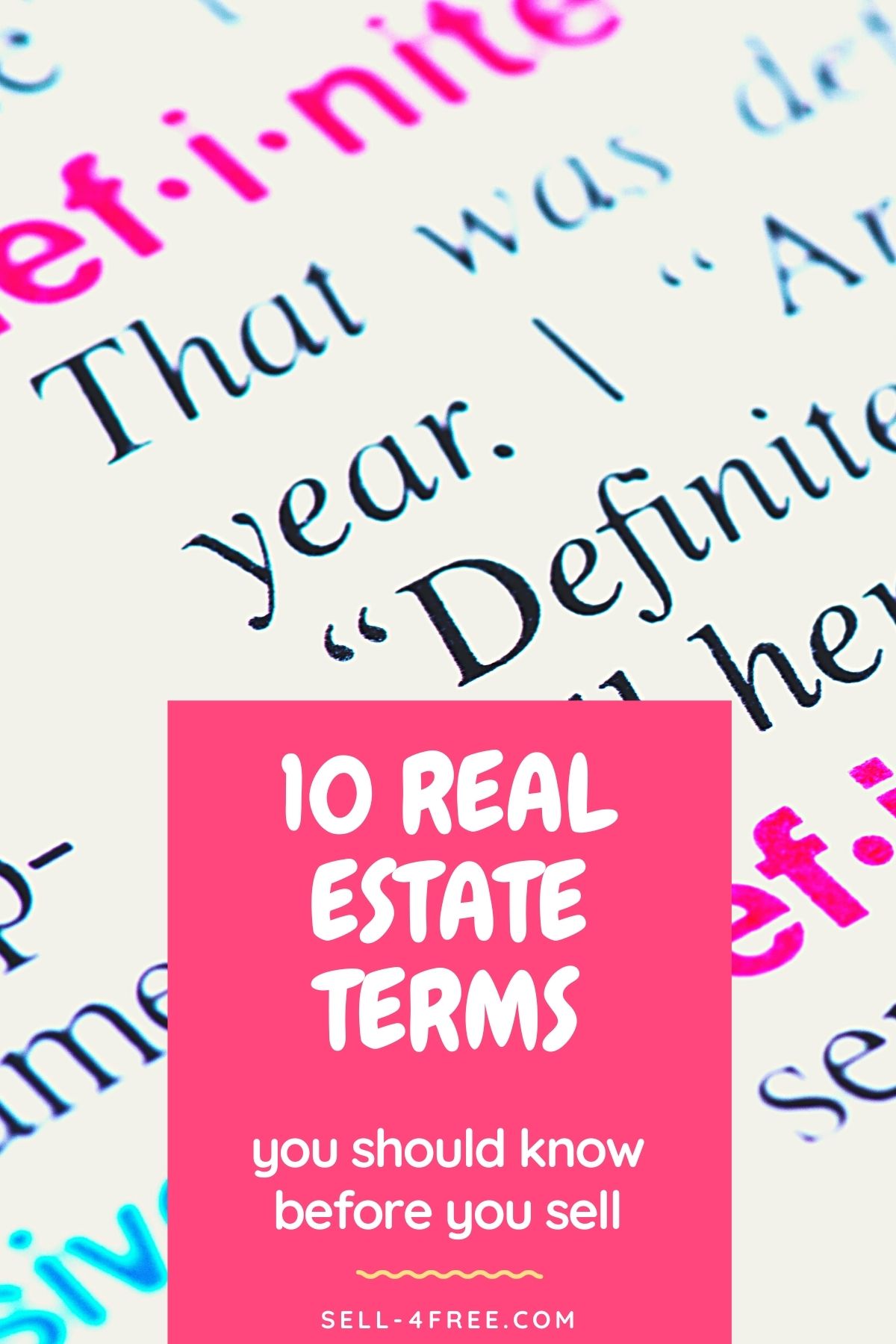 10 Real Estate Terms You Should Know Before You Sell Your Home